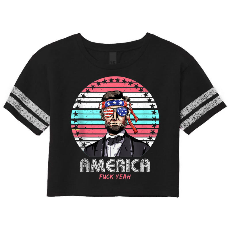 Mens Womens Shirt Lincoln America Fuck Yeah Vintag Scorecard Crop Tee by gabuya | Artistshot