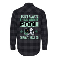 Funny Skeleton Yes I Do Pool Flannel Shirt | Artistshot