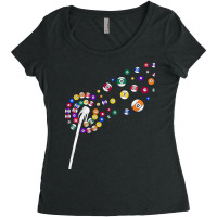 Snooker Dandelion Pool Player Hob Women's Triblend Scoop T-shirt | Artistshot