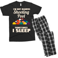 Playing Pool Billiard Men's T-shirt Pajama Set | Artistshot