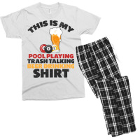 Pool Player Cue Game Sports Billiard Players (3) Men's T-shirt Pajama Set | Artistshot