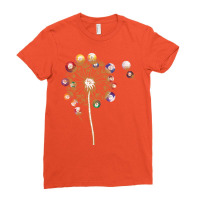 Pool Billiard Billiard Balls Dandelion Snooker Pla Ladies Fitted T-shirt | Artistshot