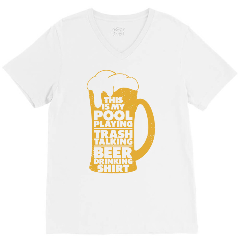 Pool Player Cue Game Sports Billiard Players (5) V-neck Tee | Artistshot