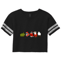 Hot Trend Funny Pig Wears Christmas Tree Costume T Scorecard Crop Tee | Artistshot