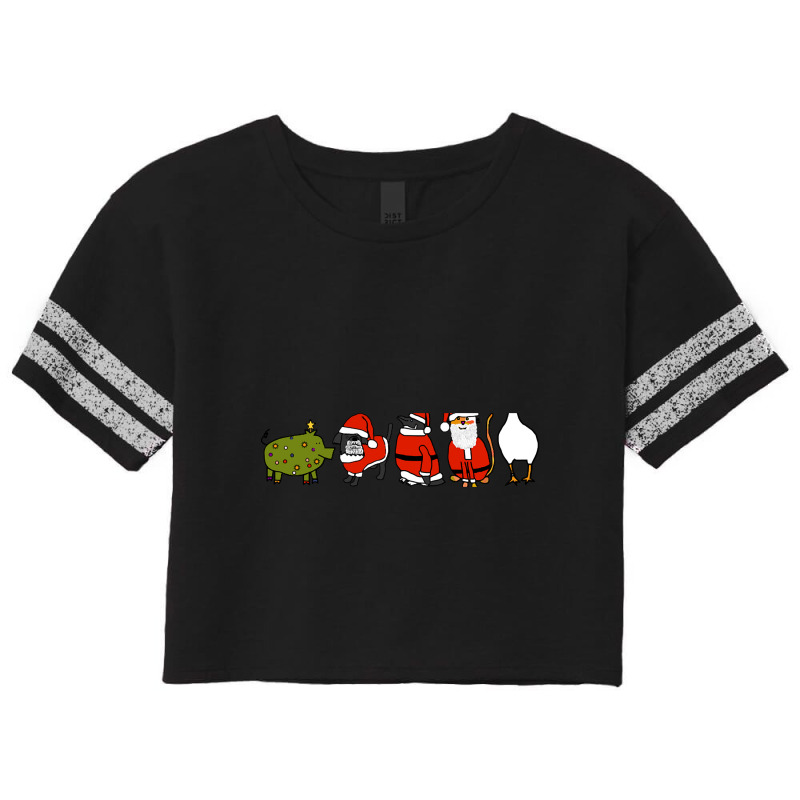 Hot Trend Funny Pig Wears Christmas Tree Costume T Scorecard Crop Tee by lethithu856 | Artistshot