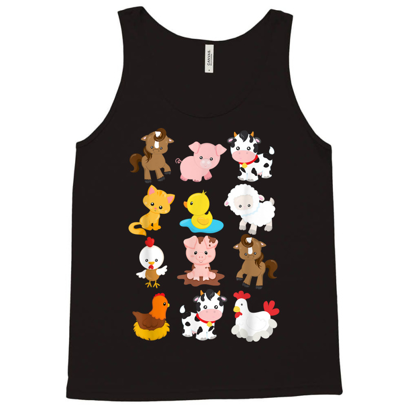 Boy's Girl's Farm Animals Short Sleeved T Shirt Fo Tank Top | Artistshot