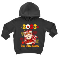 Chinese New Year 2023 Cute Dragon Year Of The Rabb Toddler Hoodie | Artistshot