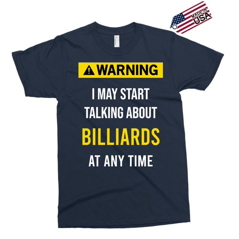 Warning Billiards Exclusive T-shirt | Artistshot