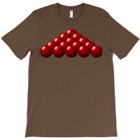 Red Billiards T-shirt | Artistshot