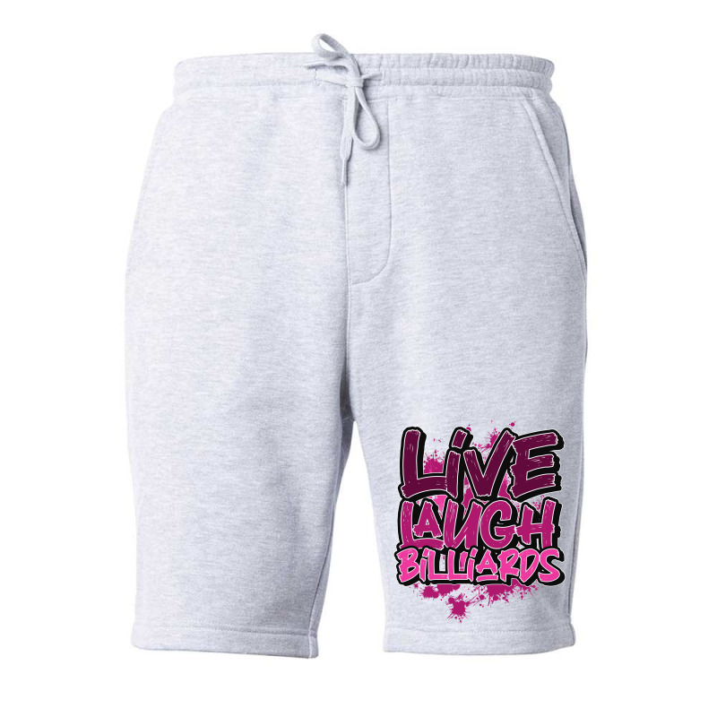 Live Laugh Billiards Fleece Short | Artistshot