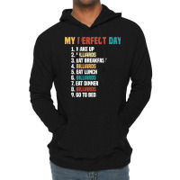 My Perfect Day Pool Billiards Player Lightweight Hoodie | Artistshot