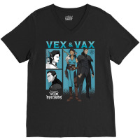 The Legend Of Vox Machina Vex & Vax Blocks Tank To V-neck Tee | Artistshot