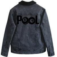 Pool Billards Unisex Sherpa-lined Denim Jacket | Artistshot