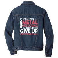 Funny Metal Detecting 1 Men Denim Jacket | Artistshot