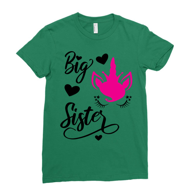 Big Sister Little Sister Gifts Little Brother Gift Ladies Fitted T-Shirt by jahlilflladix | Artistshot