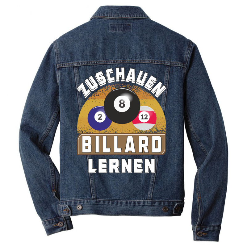 Watch Learn Billiards Men Denim Jacket | Artistshot