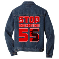 Stop Inventing 55 Men Denim Jacket | Artistshot