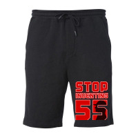 Stop Inventing 55 Fleece Short | Artistshot