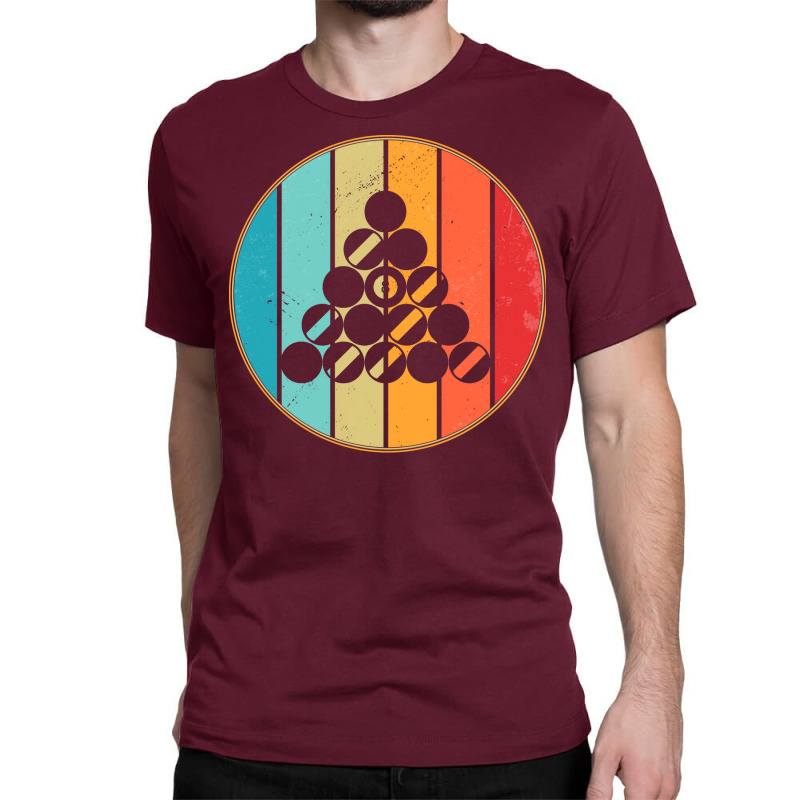 Retro Vintage Sunset Billiard Lover Classic T-shirt | Artistshot