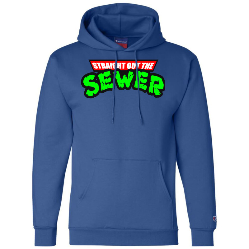 Straight Out The Sewer Champion Hoodie by micsikhibinop | Artistshot