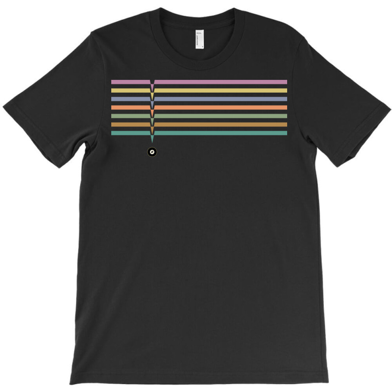 Retro Stripes Billiard Ball 8 Ball Pool Player Gif T-shirt | Artistshot