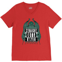 Straight Outta R'lyeh V-neck Tee | Artistshot