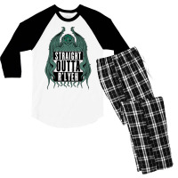 Straight Outta R'lyeh Men's 3/4 Sleeve Pajama Set | Artistshot