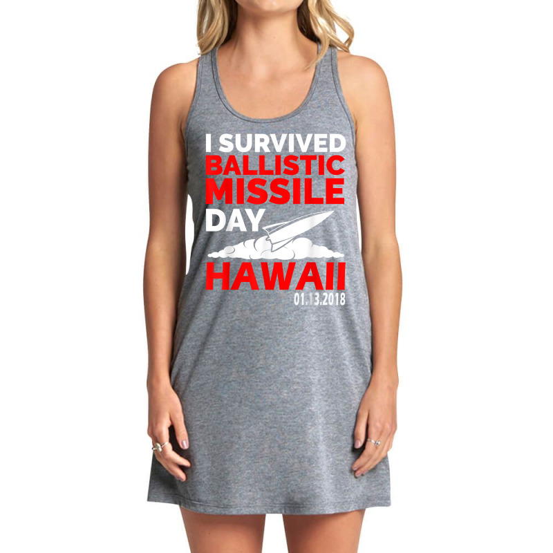 Hawaii Missile Alert T Shirt False Alarm Tee Tank Dress by aiiluurosy | Artistshot