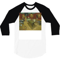 Vincent Van Gogh The Night Cafe 3/4 Sleeve Shirt | Artistshot