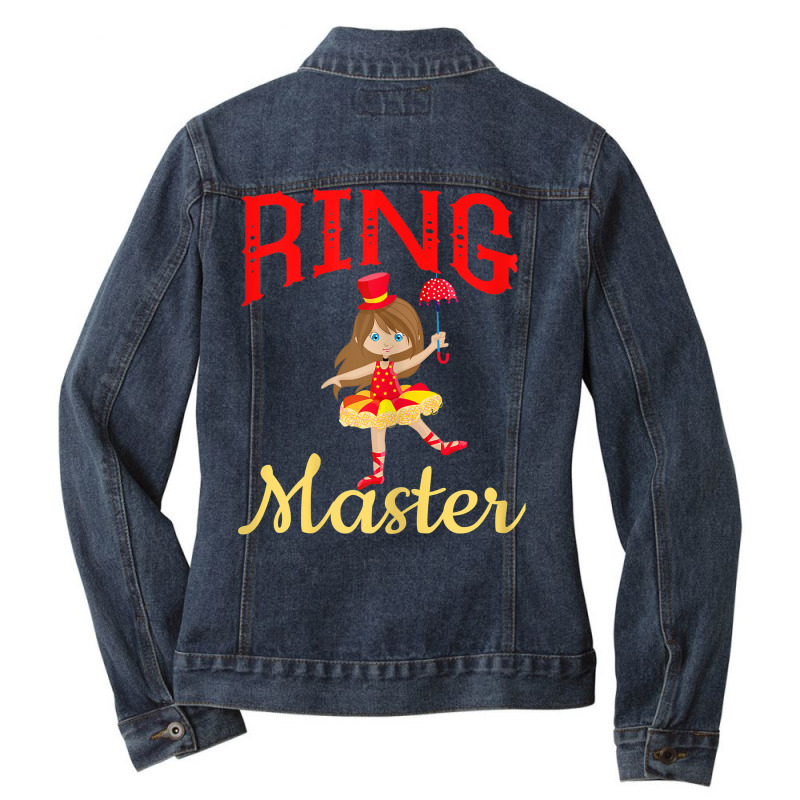 Circus Girls Ringmaster Costume Shirt   Ringmaster Ladies Denim Jacket by ewubea | Artistshot