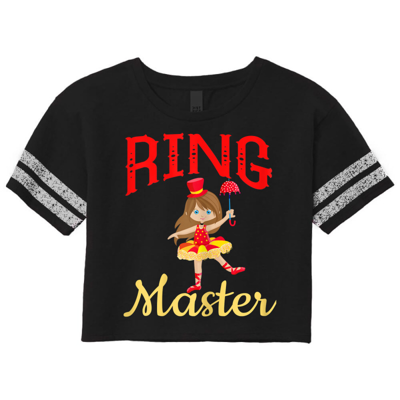 Circus Girls Ringmaster Costume Shirt   Ringmaster Scorecard Crop Tee by ewubea | Artistshot