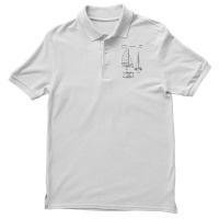 Catamaran Sailboat Blueprint Shirt   Old Sailing B Men's Polo Shirt | Artistshot