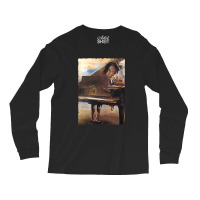 Beautiful Piano Graphic Abstract Futuristic Digita Long Sleeve Shirts | Artistshot