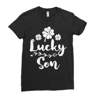 Lucky Son Irish St Patrick's Day Son Premium T Shi Ladies Fitted T-shirt | Artistshot