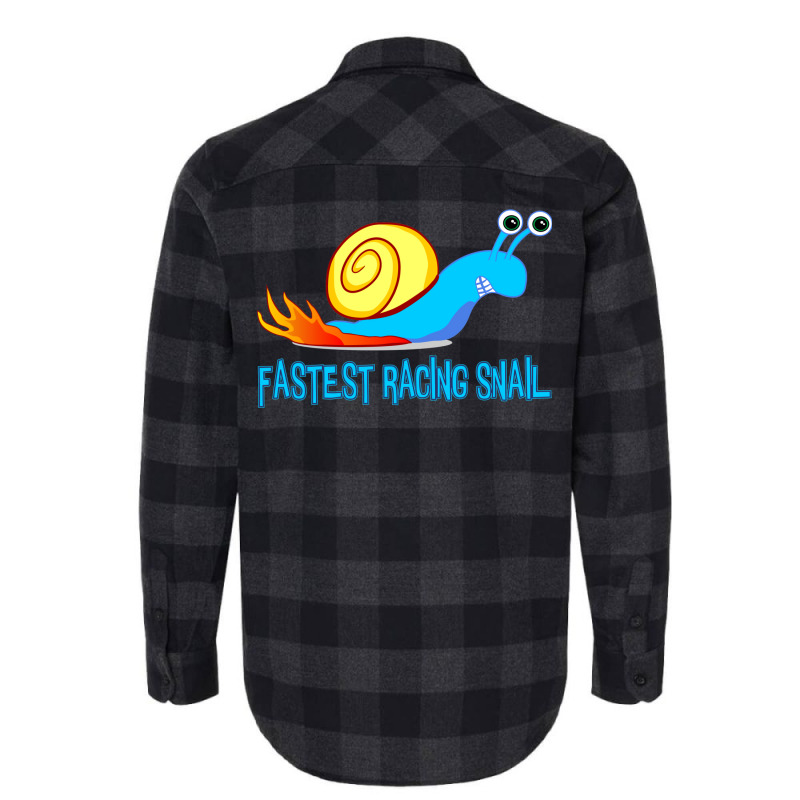 Fastest Racing Snail   Fast Racing Snail1 Flannel Shirt by wojtaoufjq | Artistshot