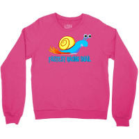 Fastest Racing Snail   Fast Racing Snail1 Crewneck Sweatshirt | Artistshot