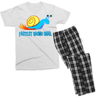 Fastest Racing Snail   Fast Racing Snail1 Men's T-shirt Pajama Set | Artistshot