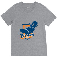 Cal,-state,-fullerton,-titans V-neck Tee | Artistshot