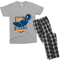 Cal,-state,-fullerton,-titans Men's T-shirt Pajama Set | Artistshot