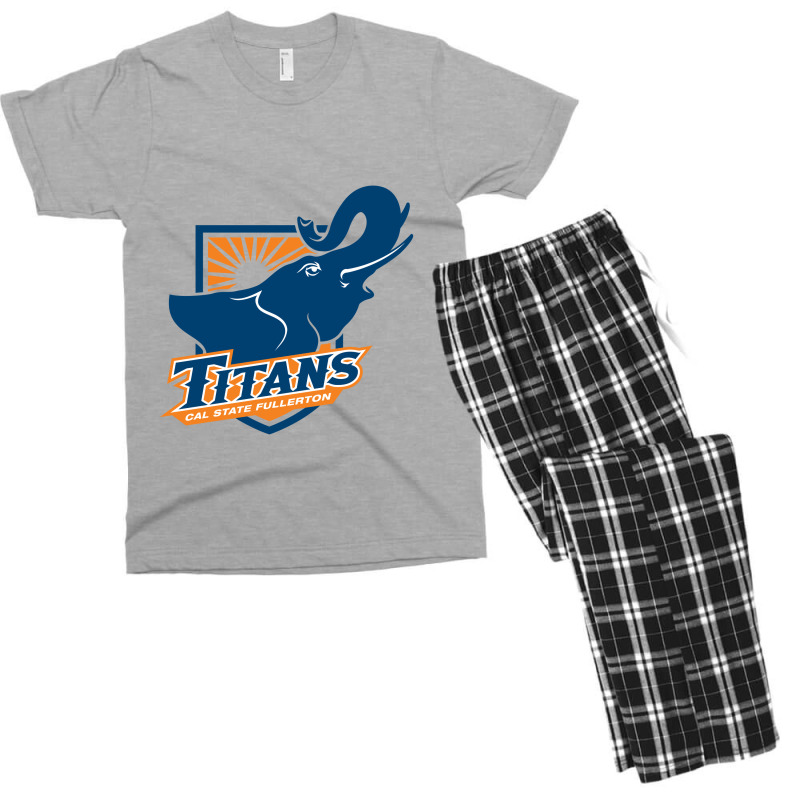 Cal,-state,-fullerton,-titans Men's T-shirt Pajama Set | Artistshot