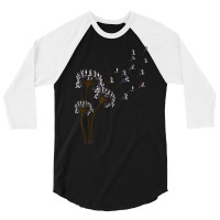 Boston Terrier Flower Fly Dandelion Boston Terrier 3/4 Sleeve Shirt | Artistshot