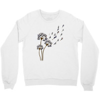 Boston Terrier Flower Fly Dandelion Boston Terrier Crewneck Sweatshirt | Artistshot