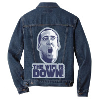 The Wifi Is Down! Men Denim Jacket | Artistshot