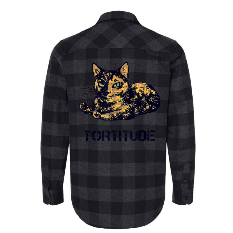 Tortitude Cat Tortoiseshell Kittens Torties Kitty Flannel Shirt by dong | Artistshot