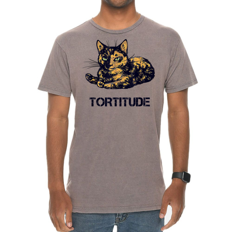 Tortitude Cat Tortoiseshell Kittens Torties Kitty Vintage T-Shirt by dong | Artistshot