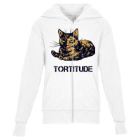 Tortitude Cat Tortoiseshell Kittens Torties Kitty Youth Zipper Hoodie | Artistshot