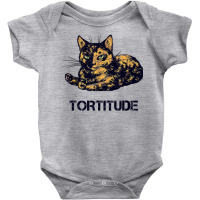 Tortitude Cat Tortoiseshell Kittens Torties Kitty Baby Bodysuit | Artistshot