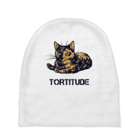 Tortitude Cat Tortoiseshell Kittens Torties Kitty Baby Beanies | Artistshot