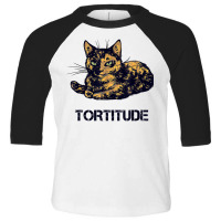 Tortitude Cat Tortoiseshell Kittens Torties Kitty Toddler 3/4 Sleeve Tee | Artistshot