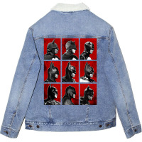 Bat History 5 Unisex Sherpa-lined Denim Jacket | Artistshot